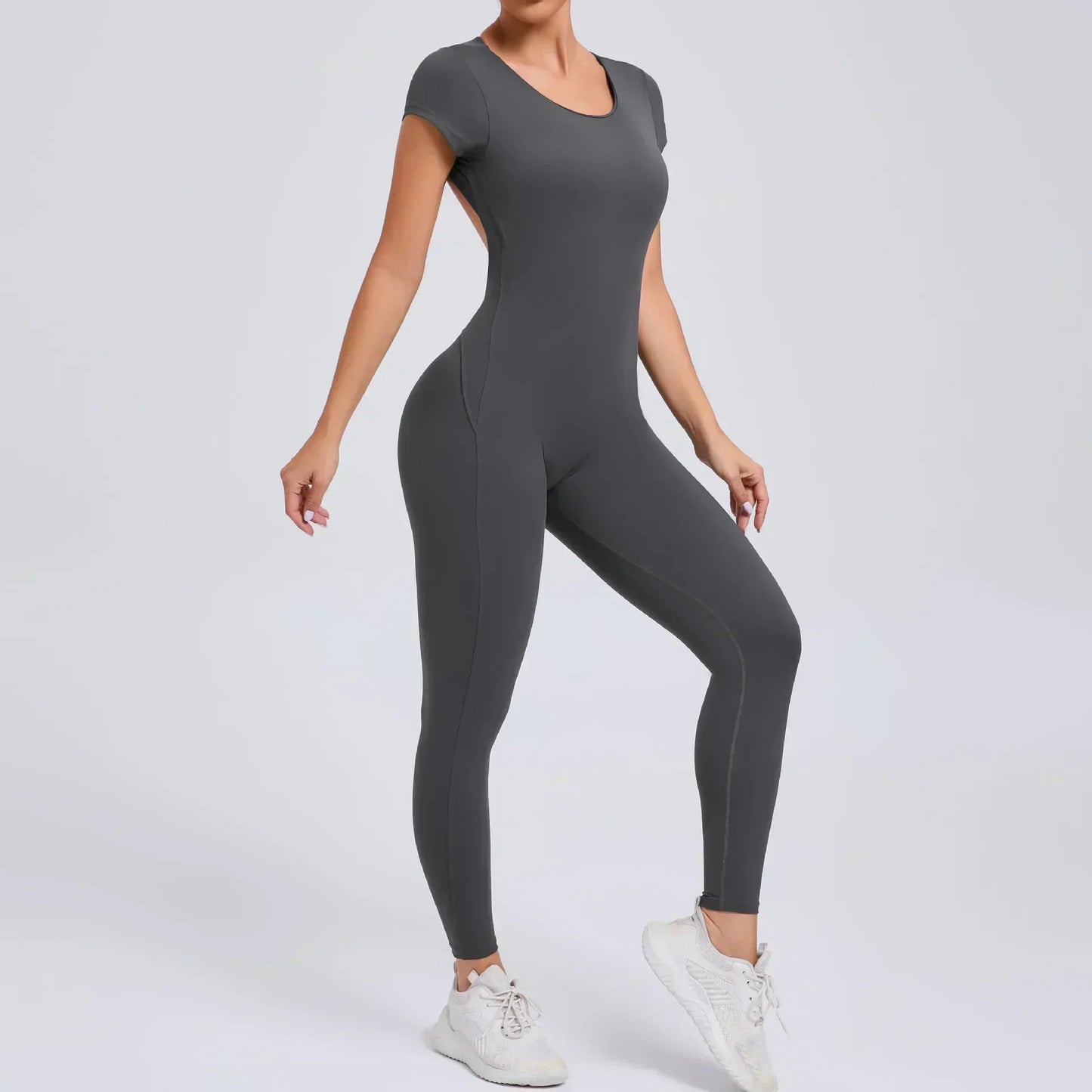 ✨ BodyFit Seamless Jumpsuit – ¡Tu Aliado Fitness Todo en Uno! ✨