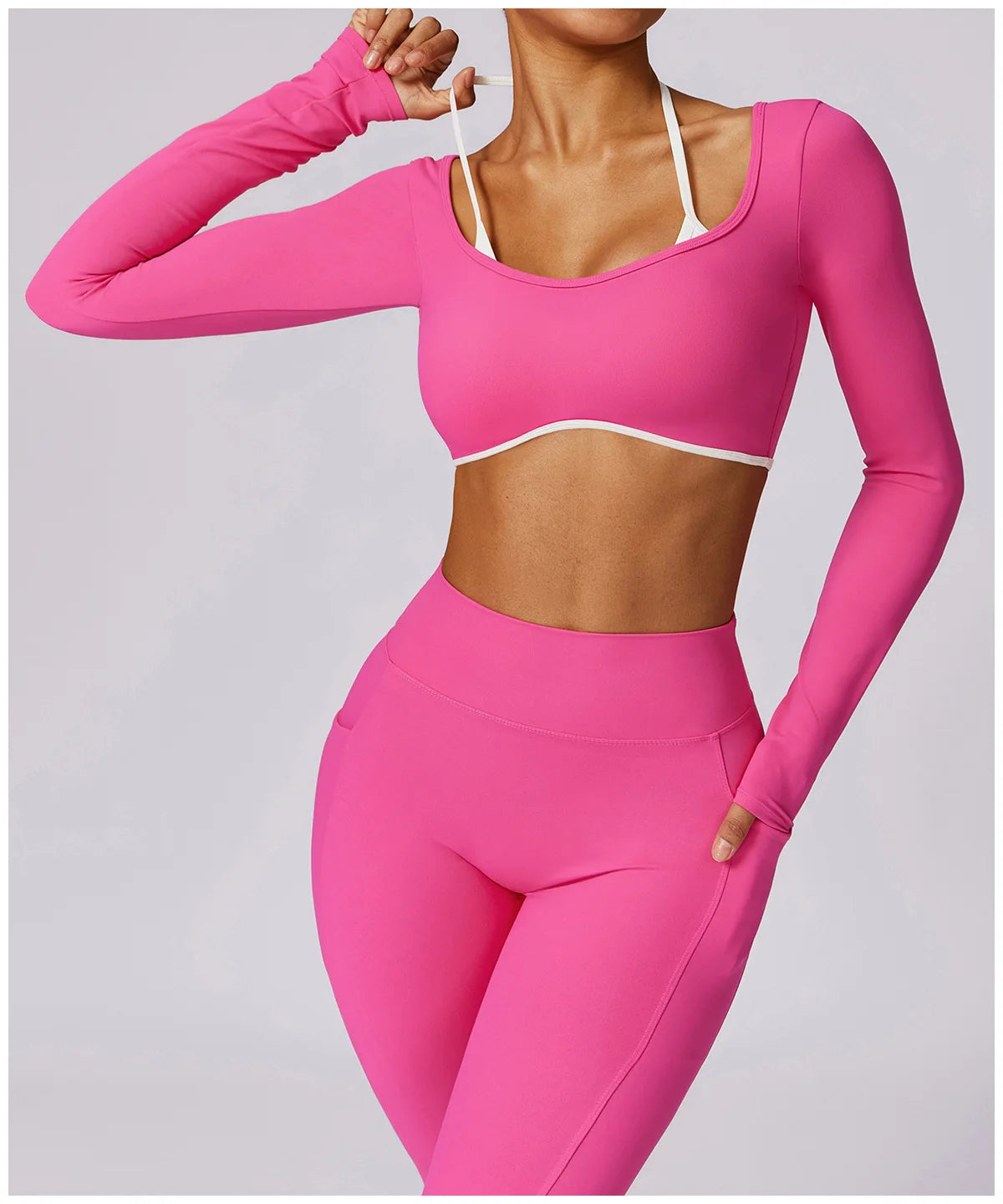 PowerFlex Elegance: 2-Piece Fitness Set