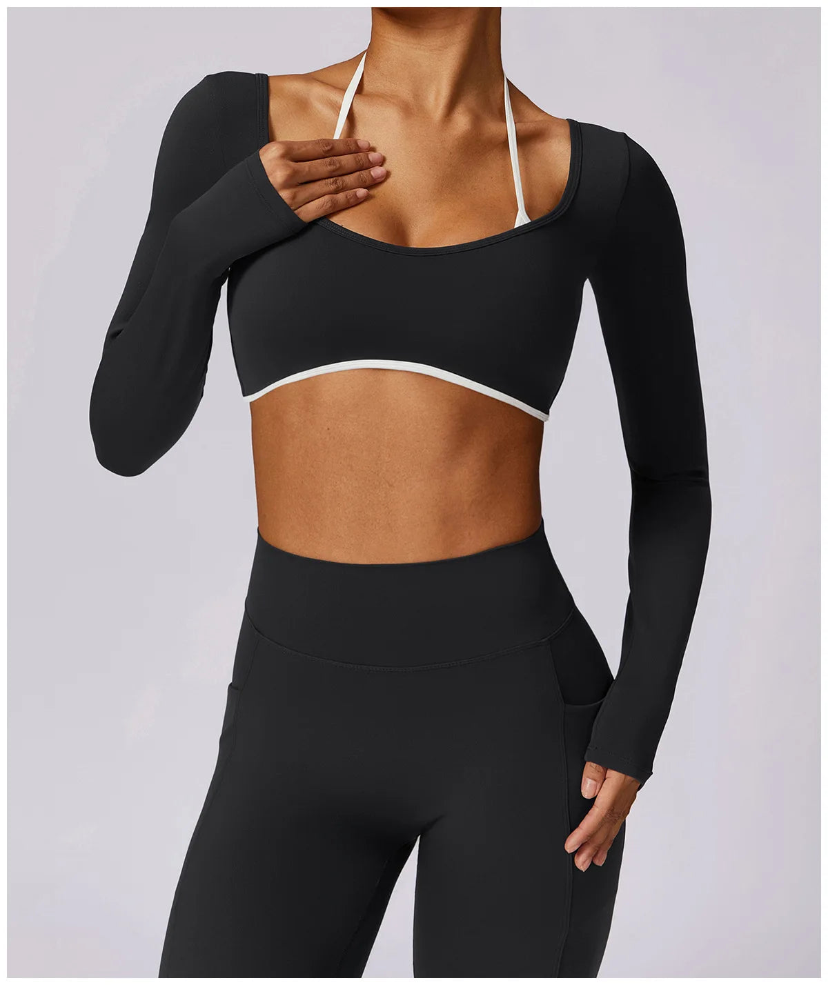 PowerFlex Elegance: 2-Piece Fitness Set