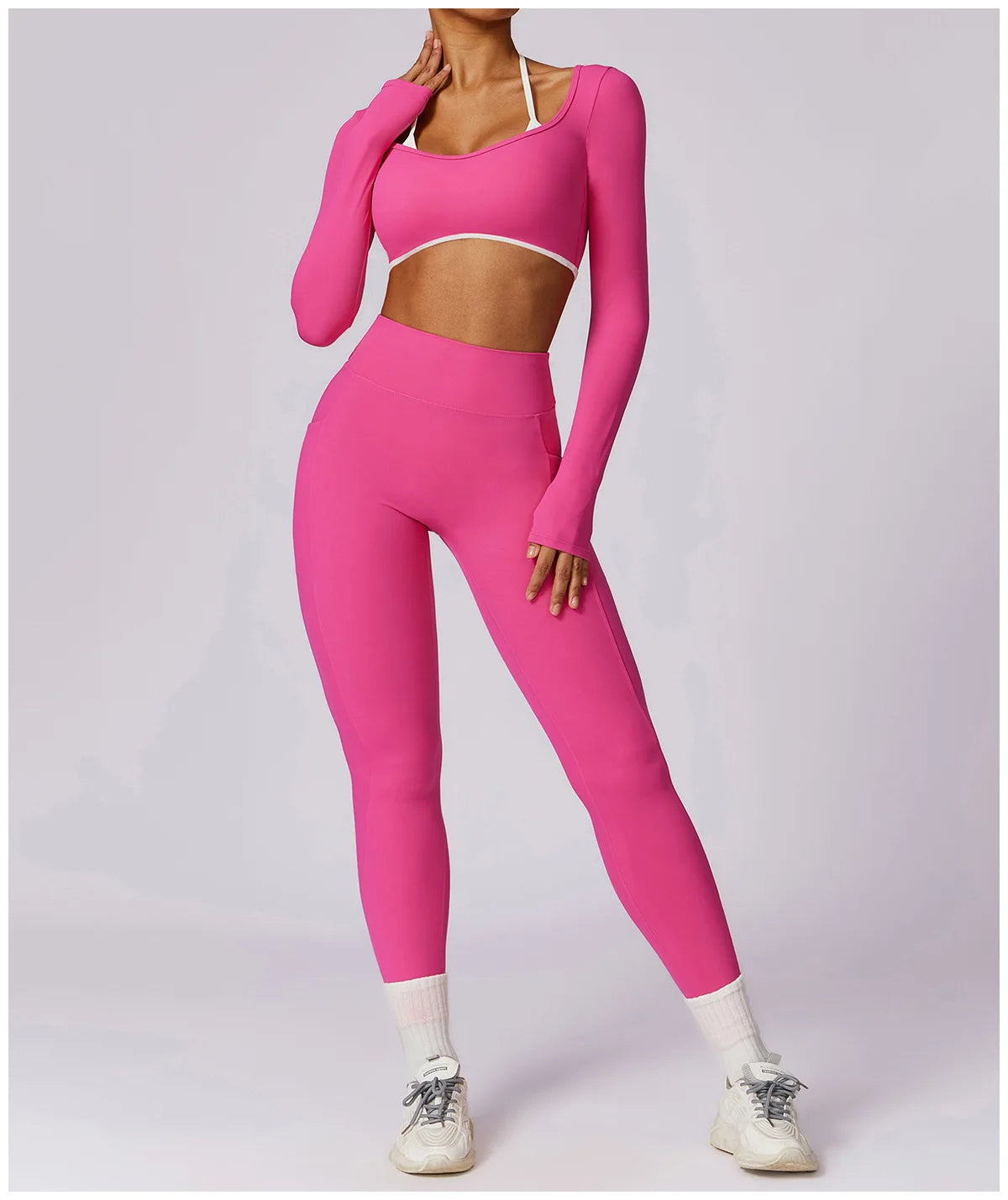 PowerFlex Elegance: 2-Piece Fitness Set