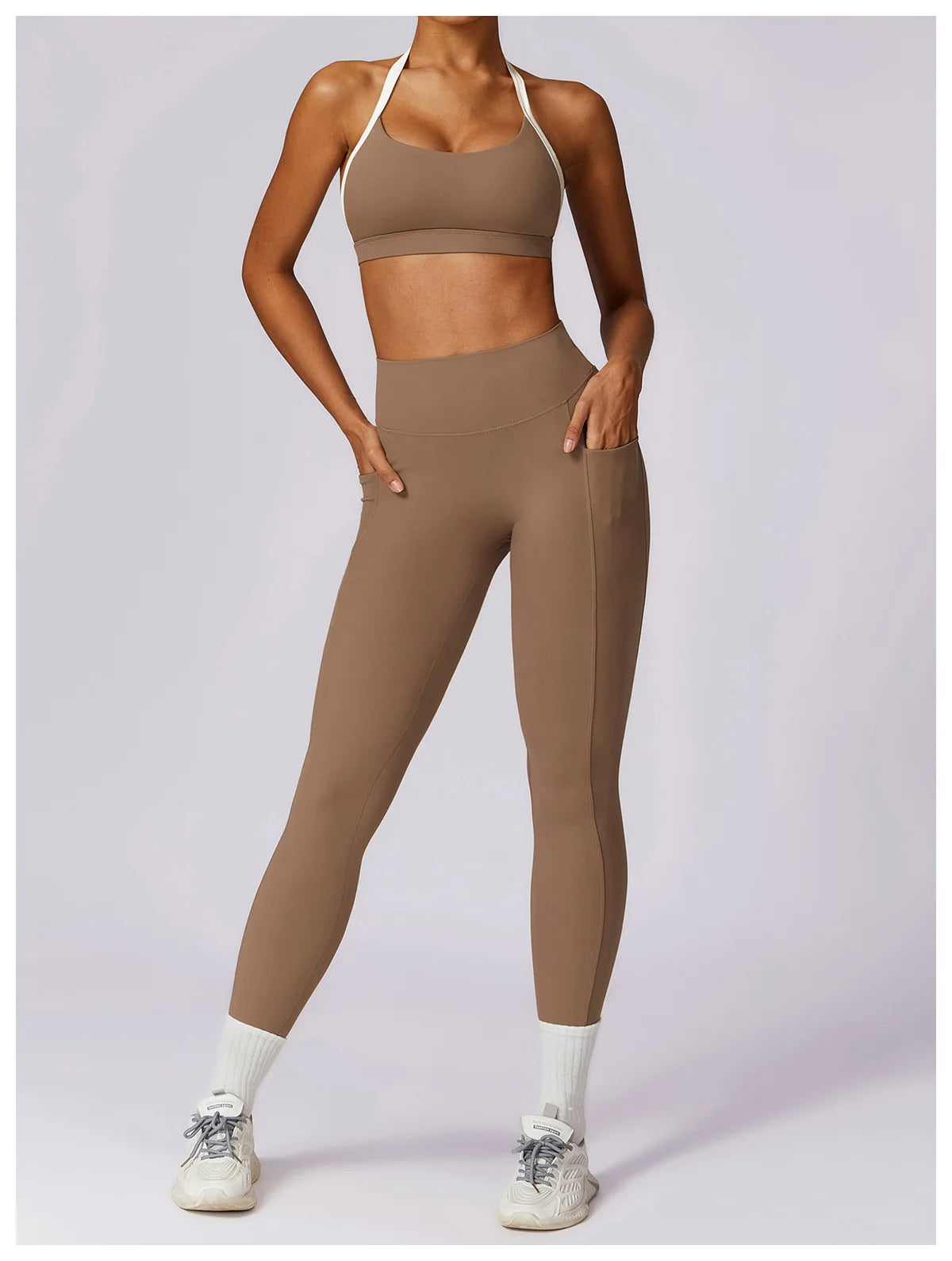 PowerFlex Elegance: 2-Piece Fitness Set