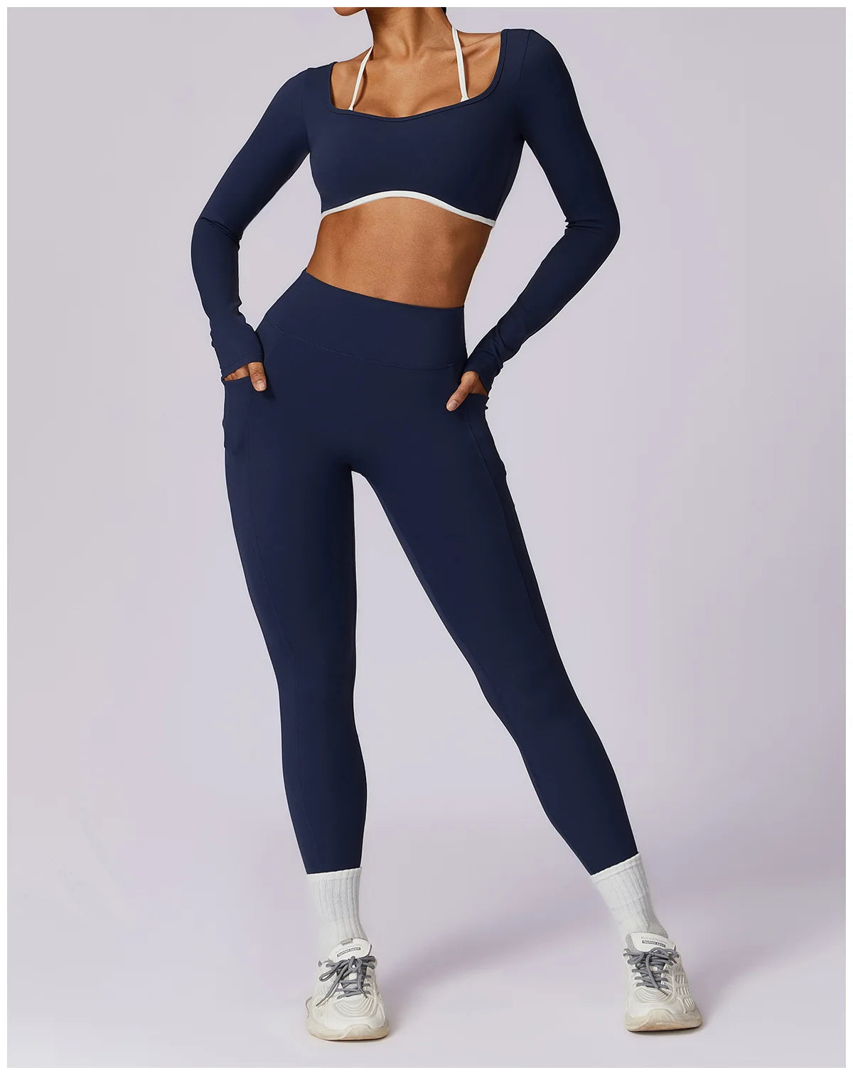 PowerFlex Elegance: 2-Piece Fitness Set